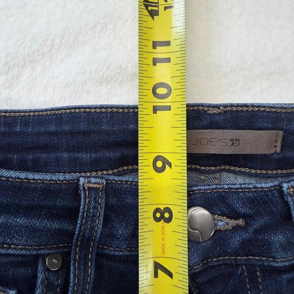 Joe's Jeans Women's Slim Crop Dark Wash Denim Size 27 Preppy - Picture 6 of 7